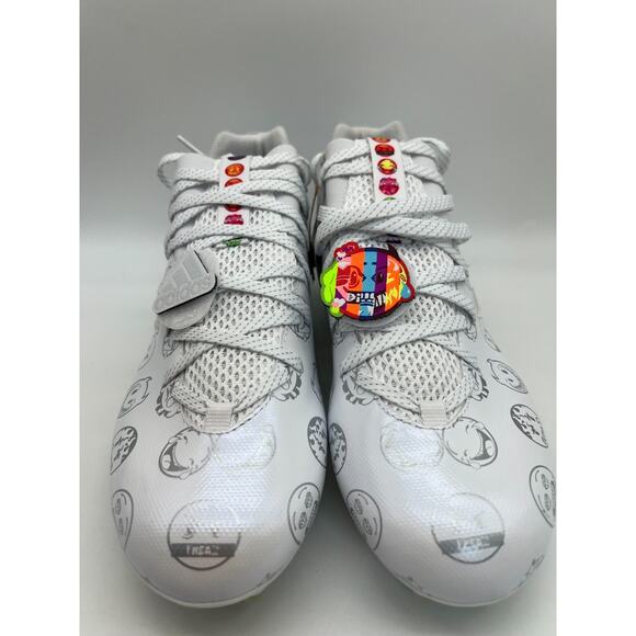 Adidas Freak 22 Big Mood Football Cleats White Silver Emoji GX7983 Size 10 New - Picture 10 of 16